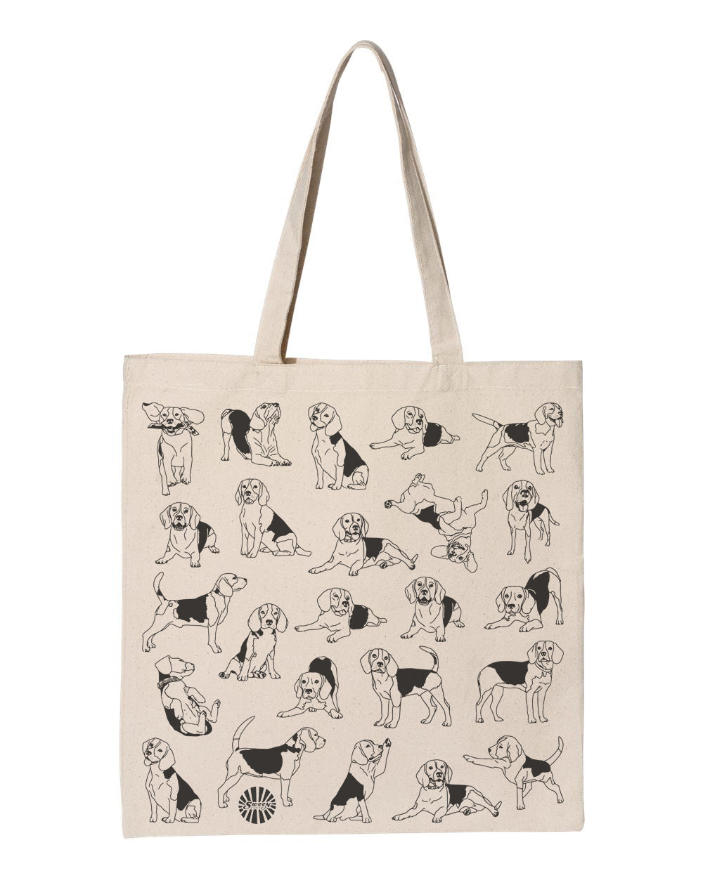 Beagle Cotton Canvas Tote Bag
