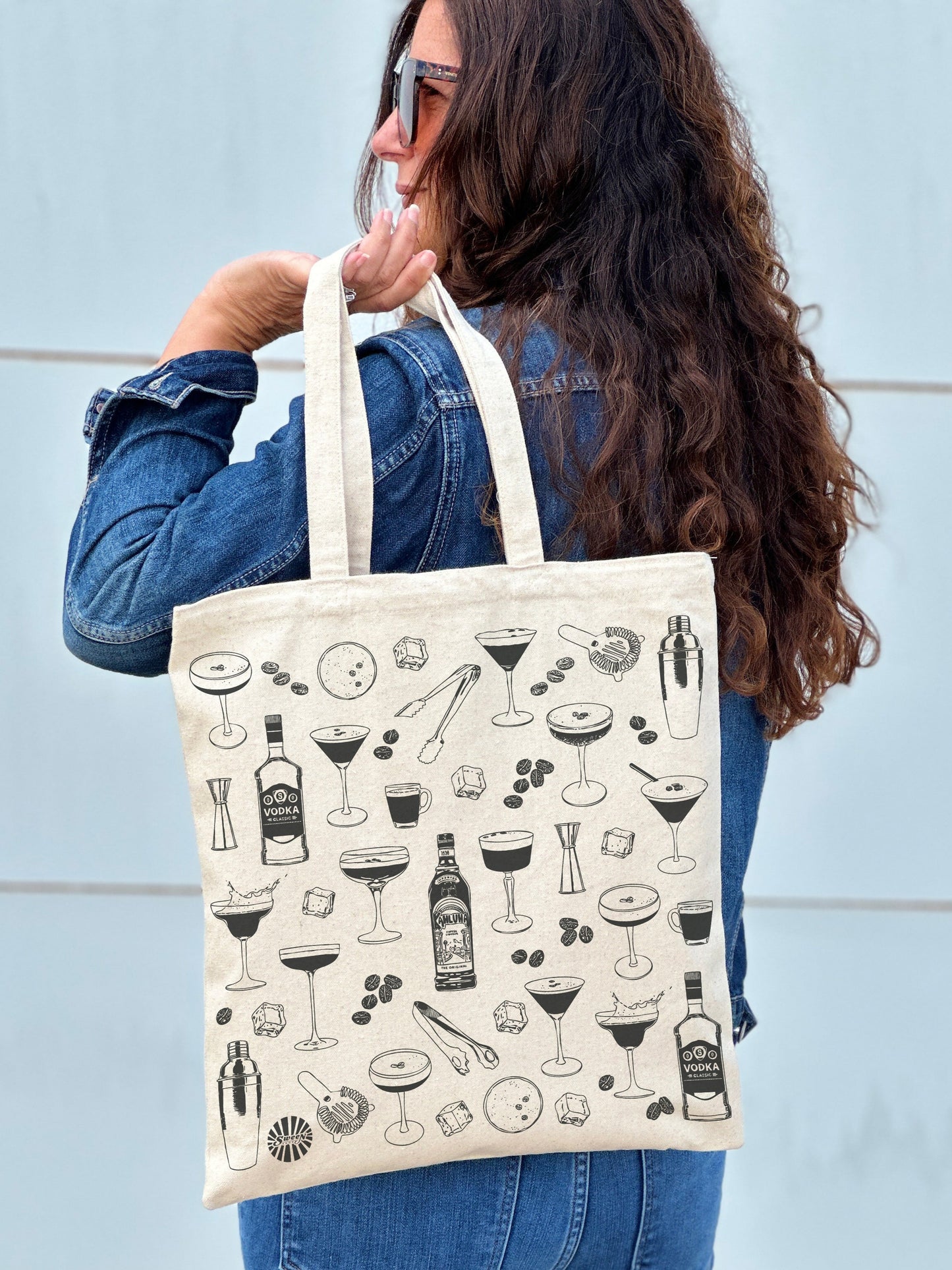 Espresso Martini Cotton Canvas Tote Bag