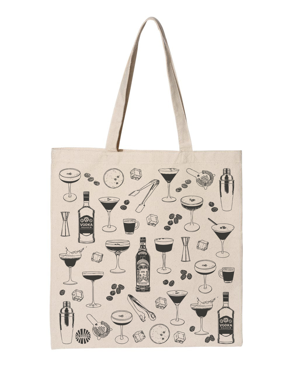 Espresso Martini Cotton Canvas Tote Bag