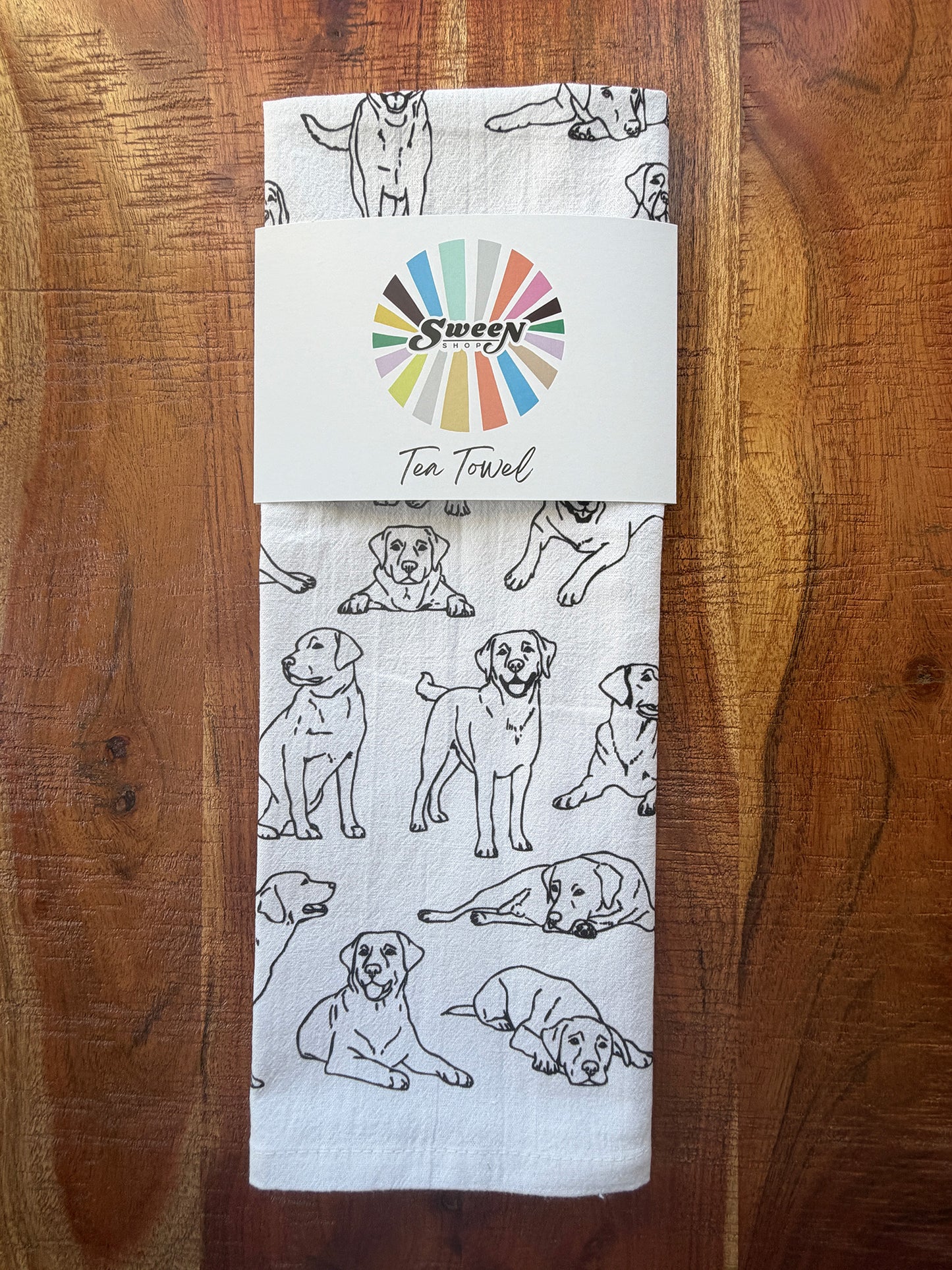 Labrador Tea Towel - 100% Premium Cotton Kitchen Dish Cloth