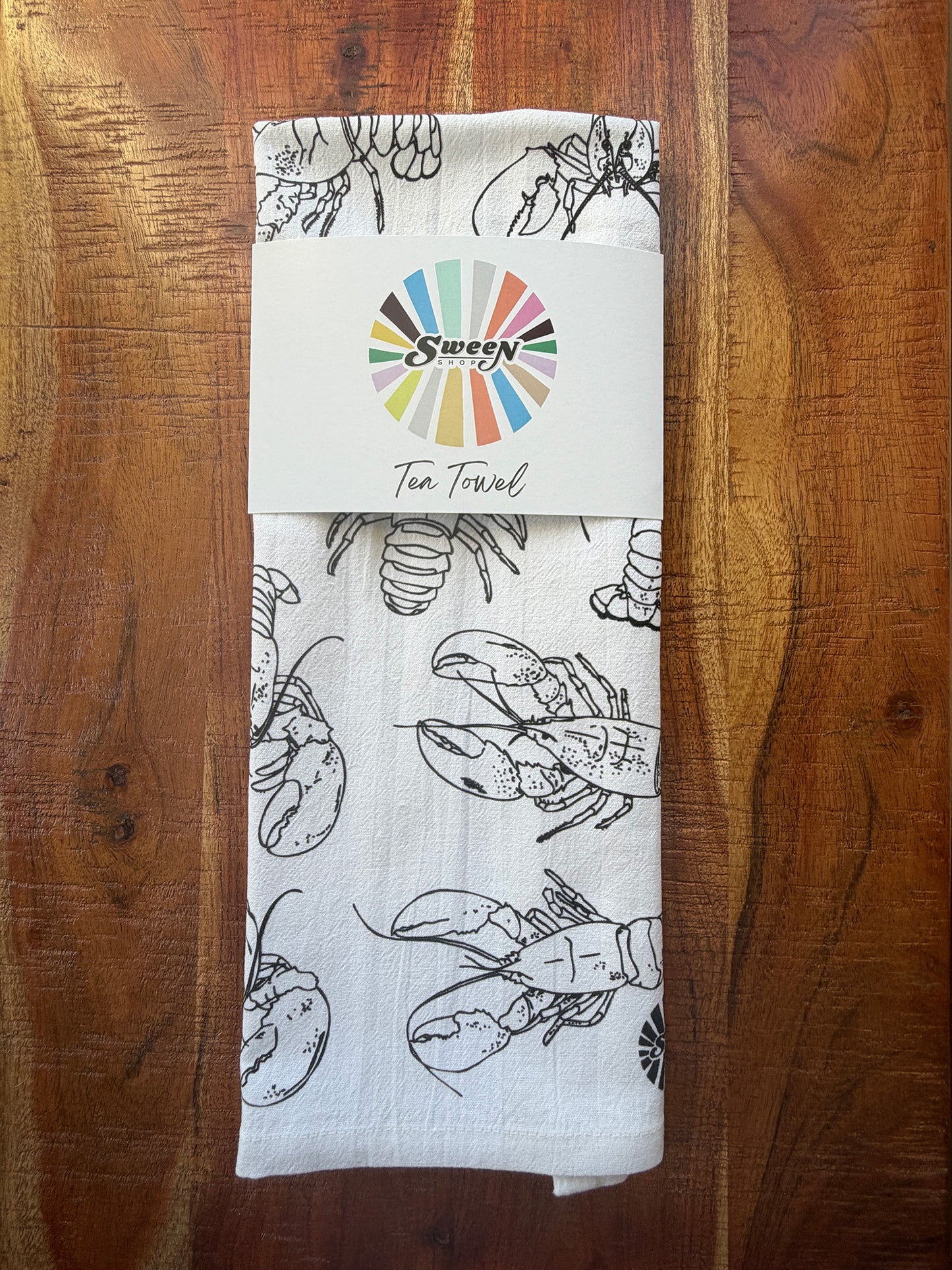 Lobsters Tea Towel- 100% Premium Cotton Kitchen Dish Cloth