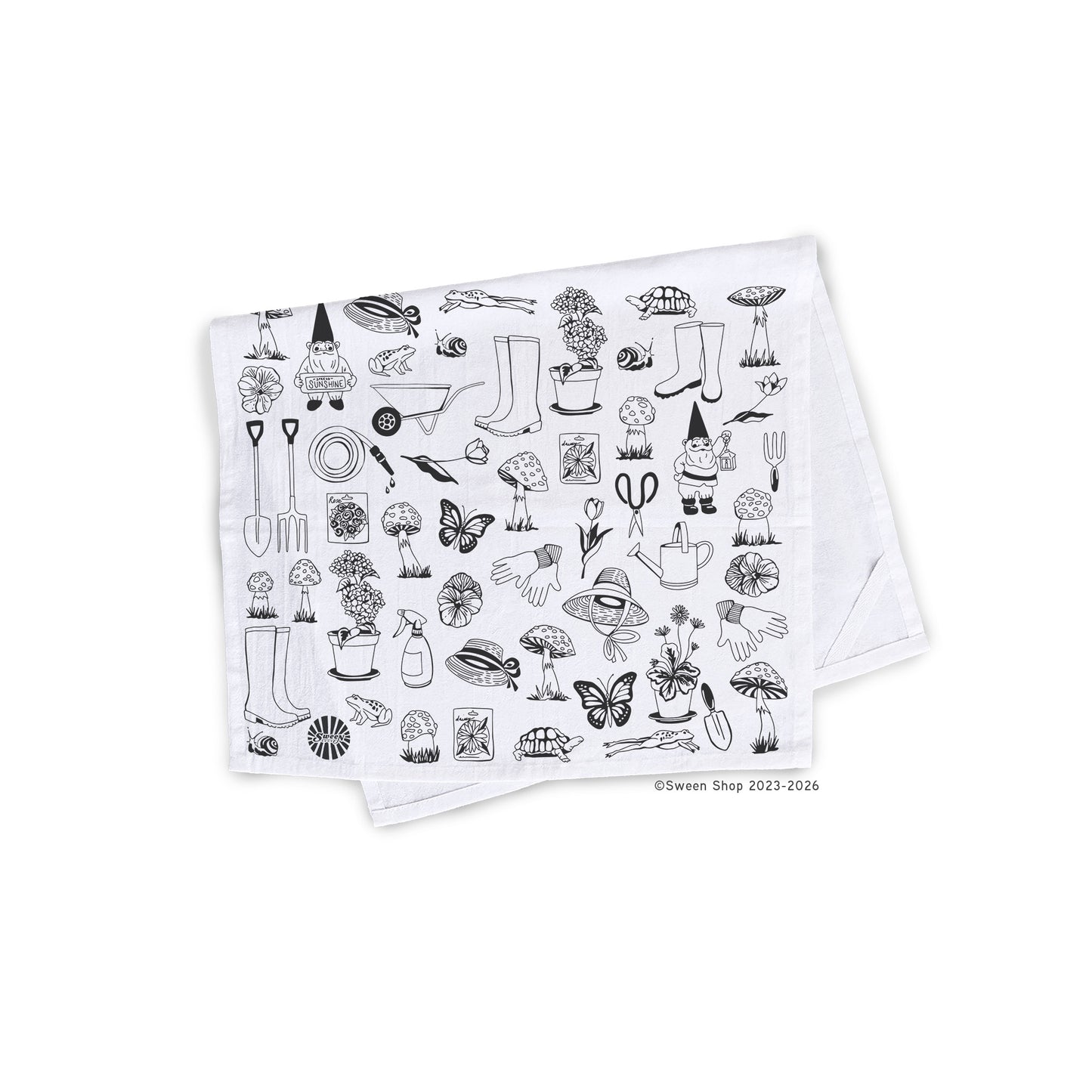 Gardening Tea Towel - 100% Premium Cotton Kitchen Dish Cloth