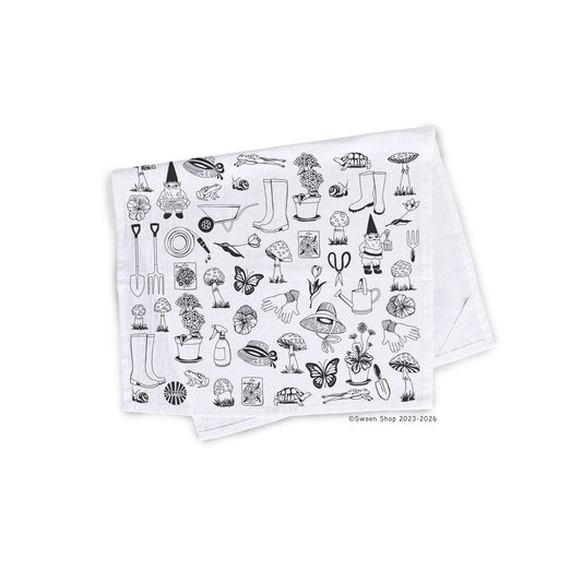 Gardening Tea Towel - 100% Premium Cotton Kitchen Dish Cloth