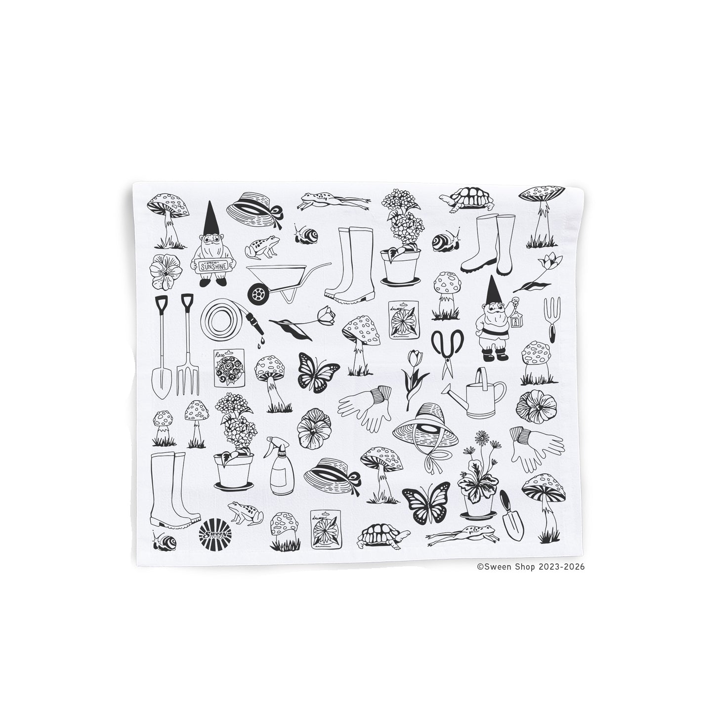 Gardening Tea Towel - 100% Premium Cotton Kitchen Dish Cloth