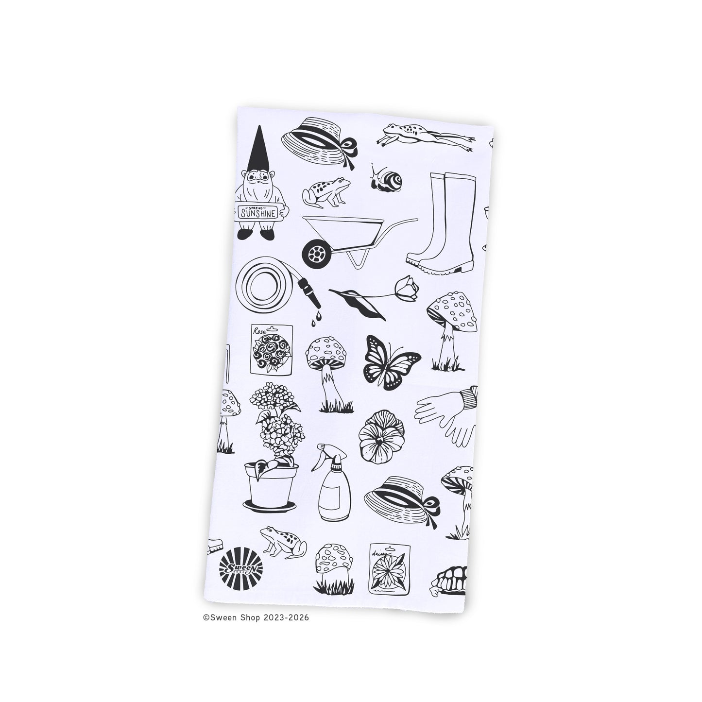 Gardening Tea Towel - 100% Premium Cotton Kitchen Dish Cloth