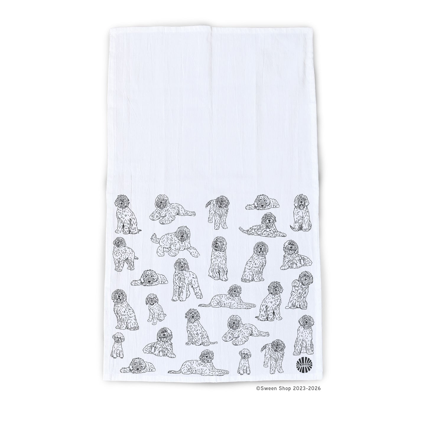 Labradoodle Tea Towel - 100% Premium Cotton Kitchen Dish Cloth