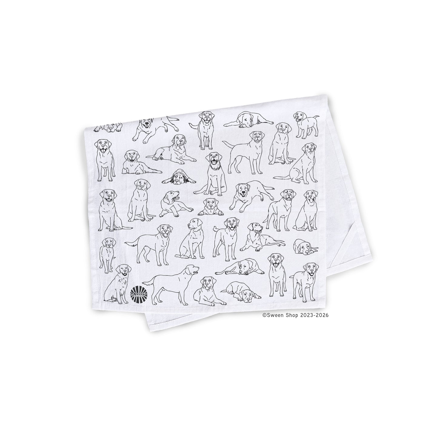 Labrador Tea Towel - 100% Premium Cotton Kitchen Dish Cloth