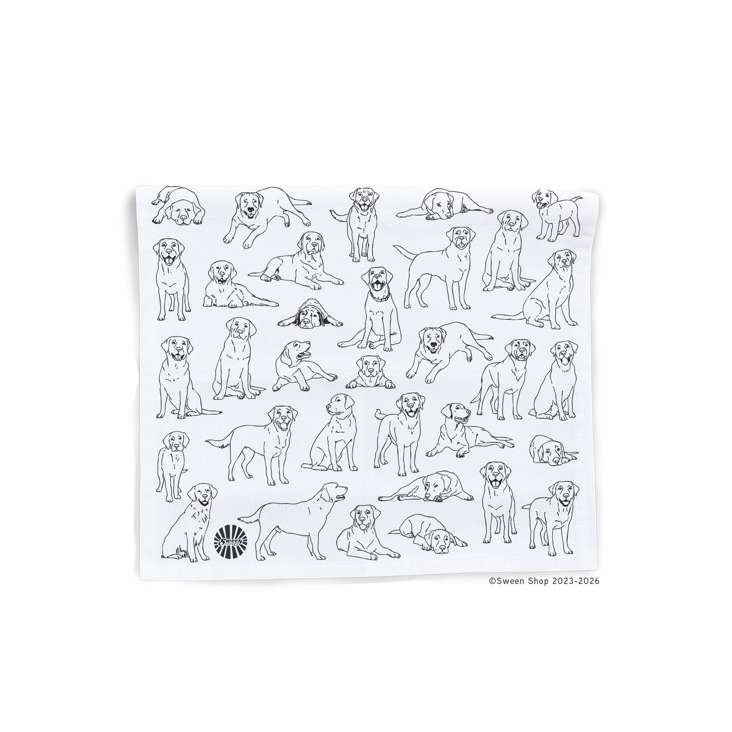 Labrador Tea Towel - 100% Premium Cotton Kitchen Dish Cloth