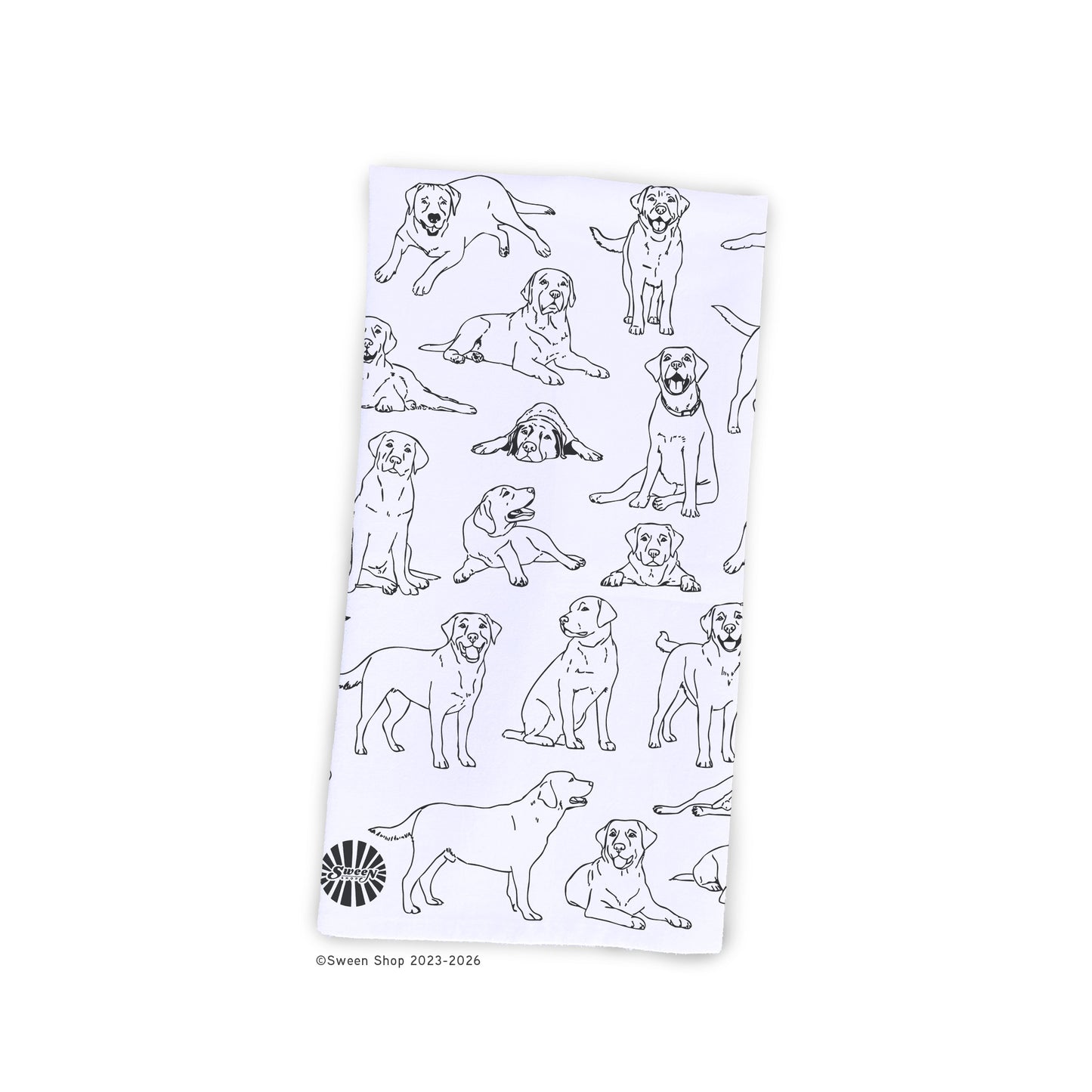 Labrador Tea Towel - 100% Premium Cotton Kitchen Dish Cloth