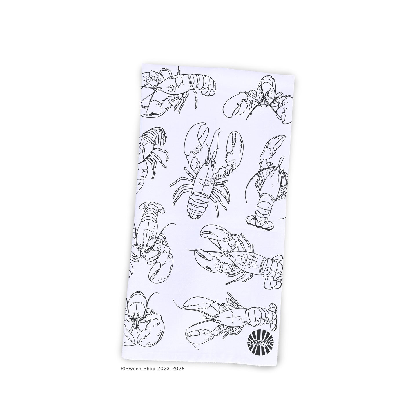 Lobsters Tea Towel- 100% Premium Cotton Kitchen Dish Cloth