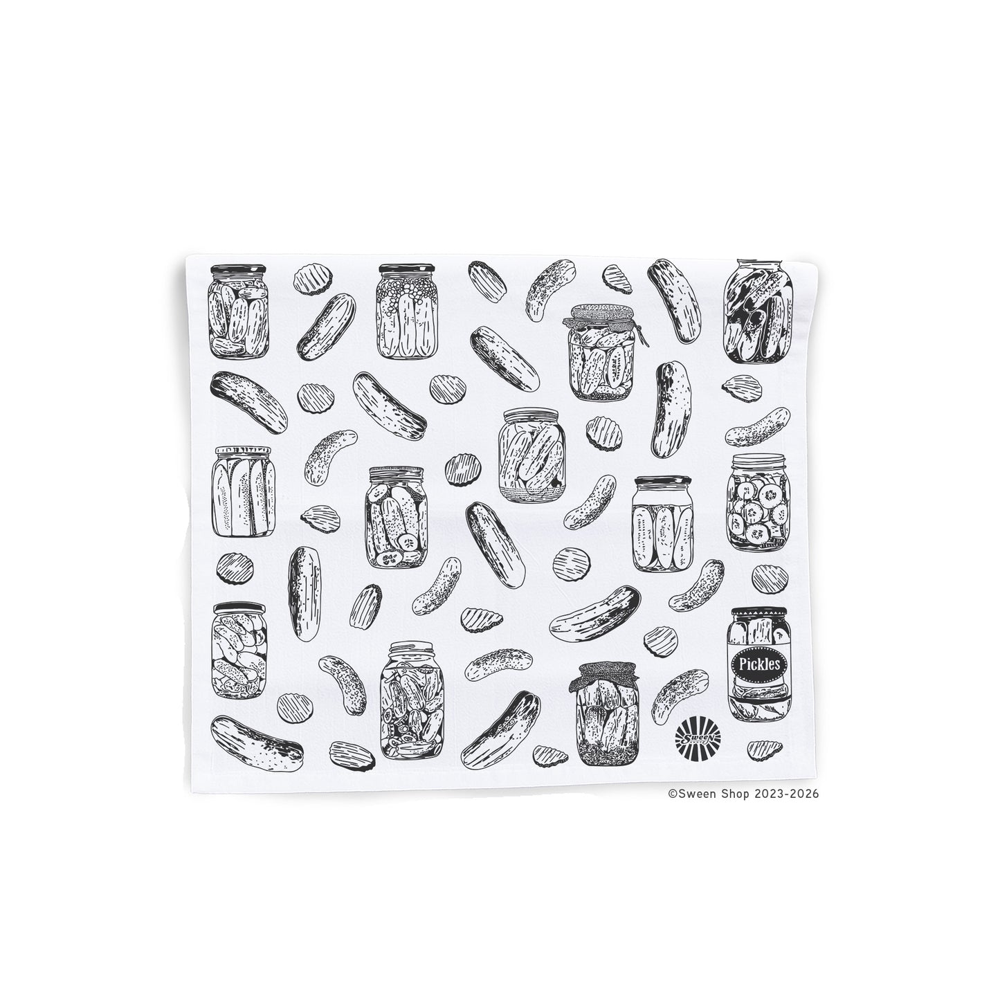 Pickles Tea Towel - 100% Premium Cotton Kitchen Dish Cloth