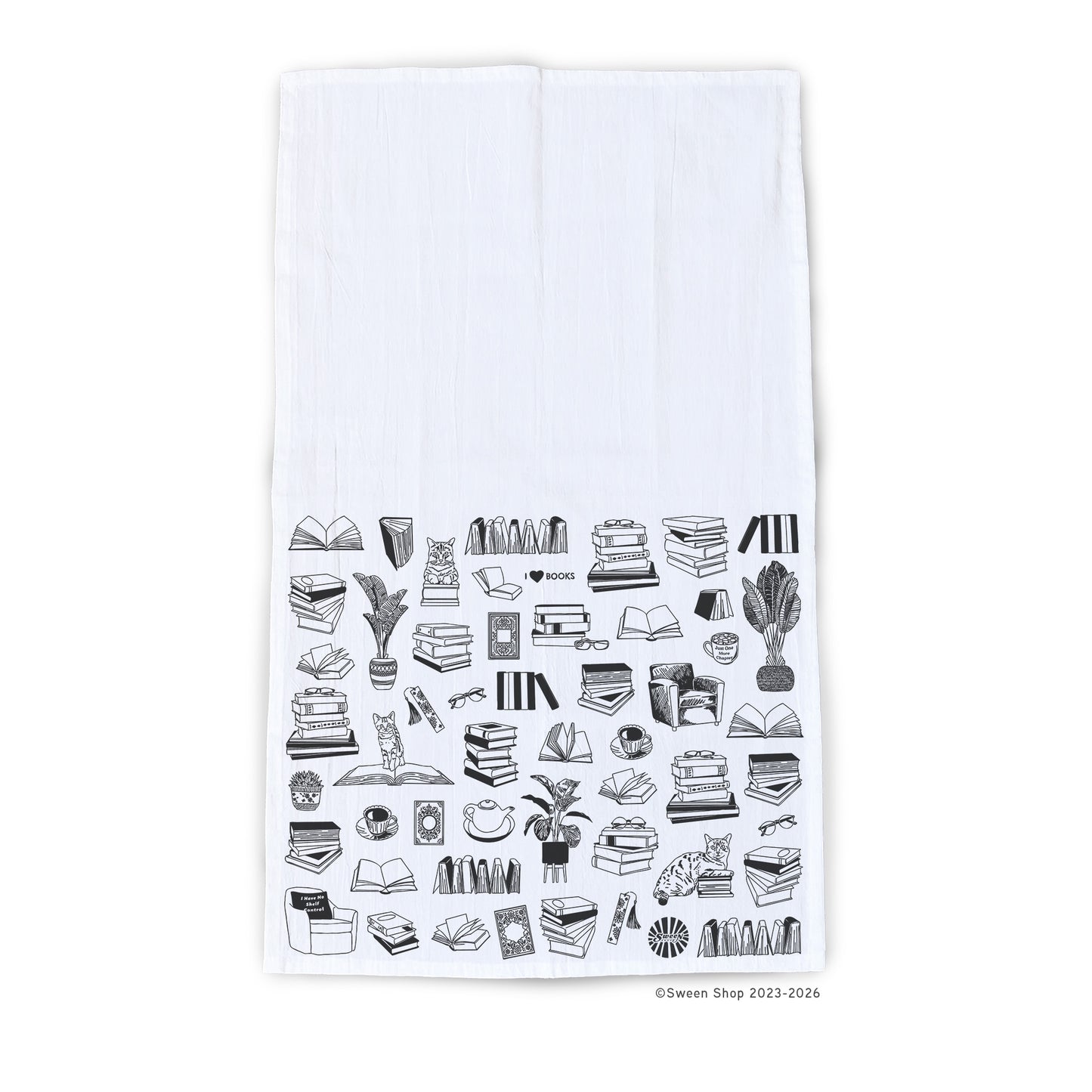 Reading Tea Towel - 100% Premium Cotton Kitchen Dish Cloth