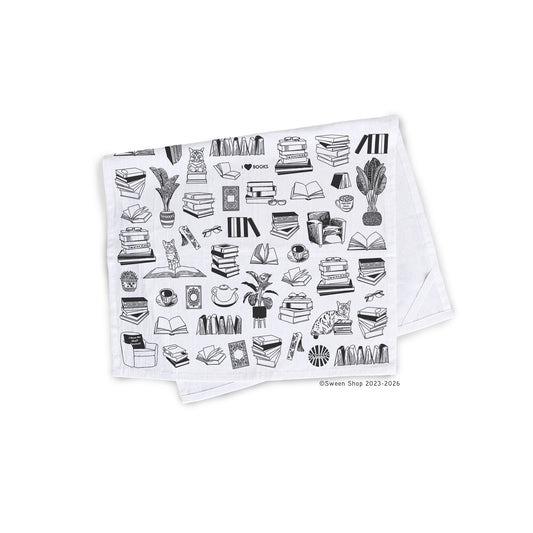 Reading Tea Towel - 100% Premium Cotton Kitchen Dish Cloth