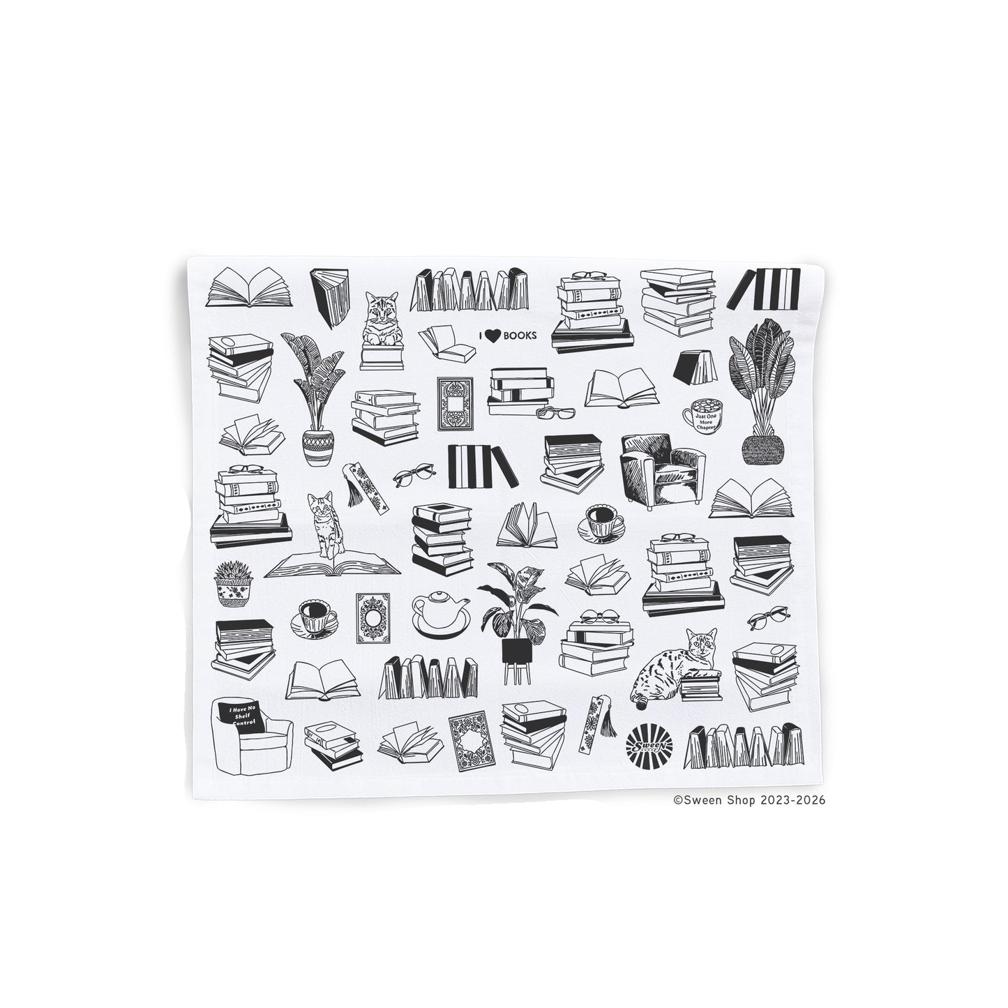 Reading Tea Towel - 100% Premium Cotton Kitchen Dish Cloth