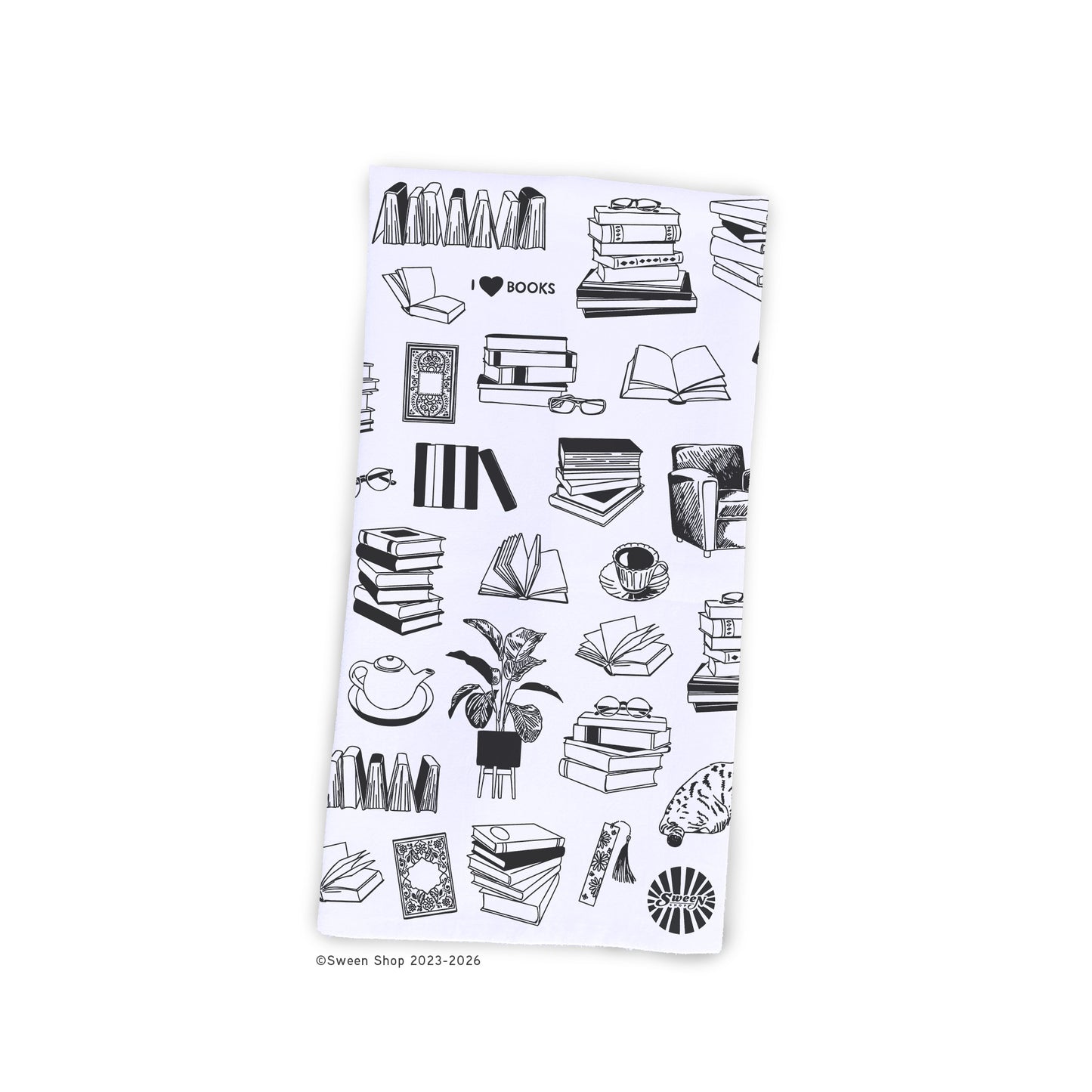 Reading Tea Towel - 100% Premium Cotton Kitchen Dish Cloth