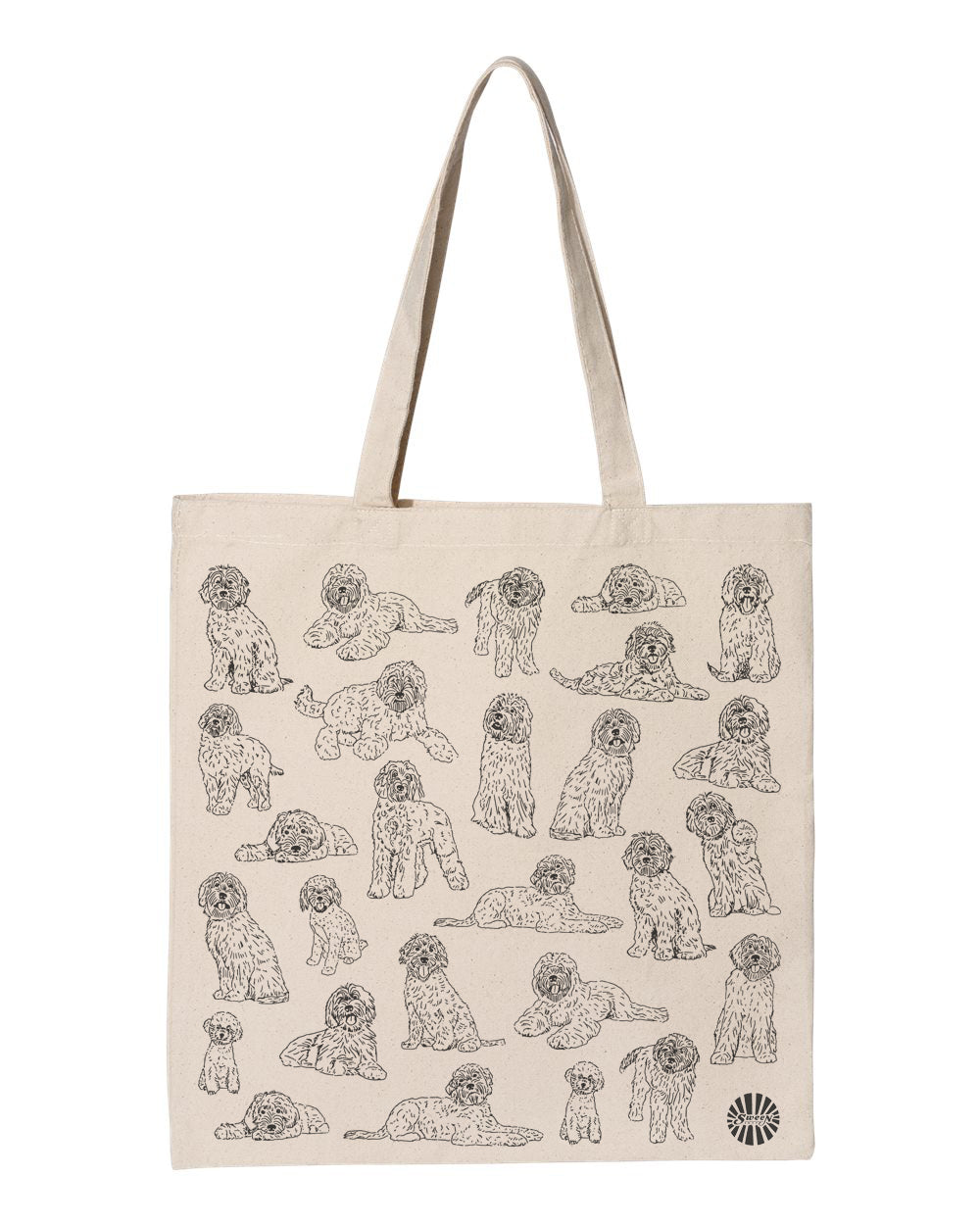Labradoodle Cotton Canvas Tote Bag