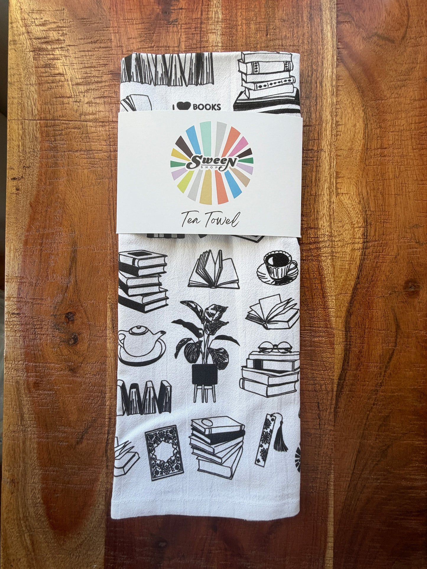 Reading Tea Towel - 100% Premium Cotton Kitchen Dish Cloth