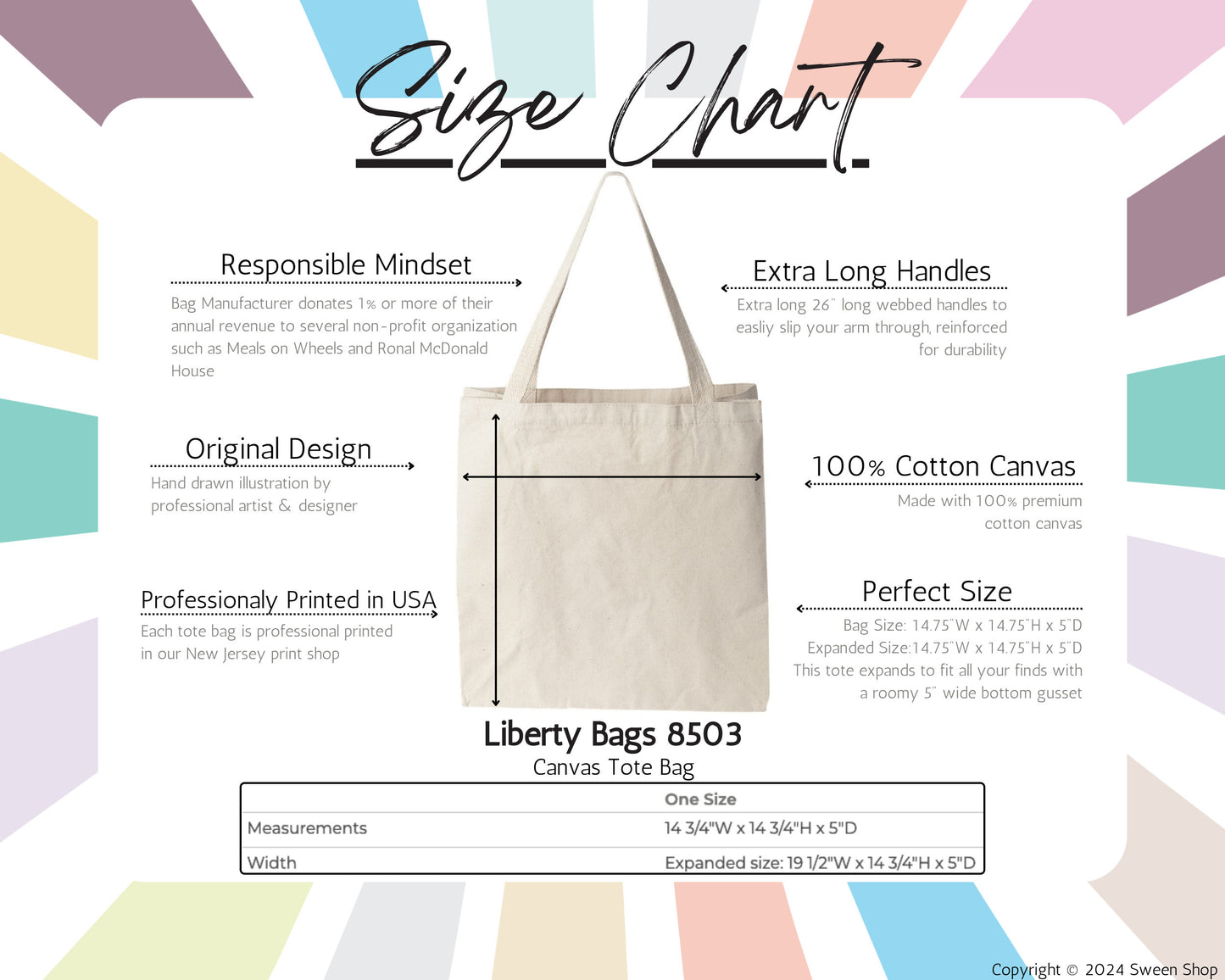 Golden Retriever Large Cotton Canvas Tote Bag